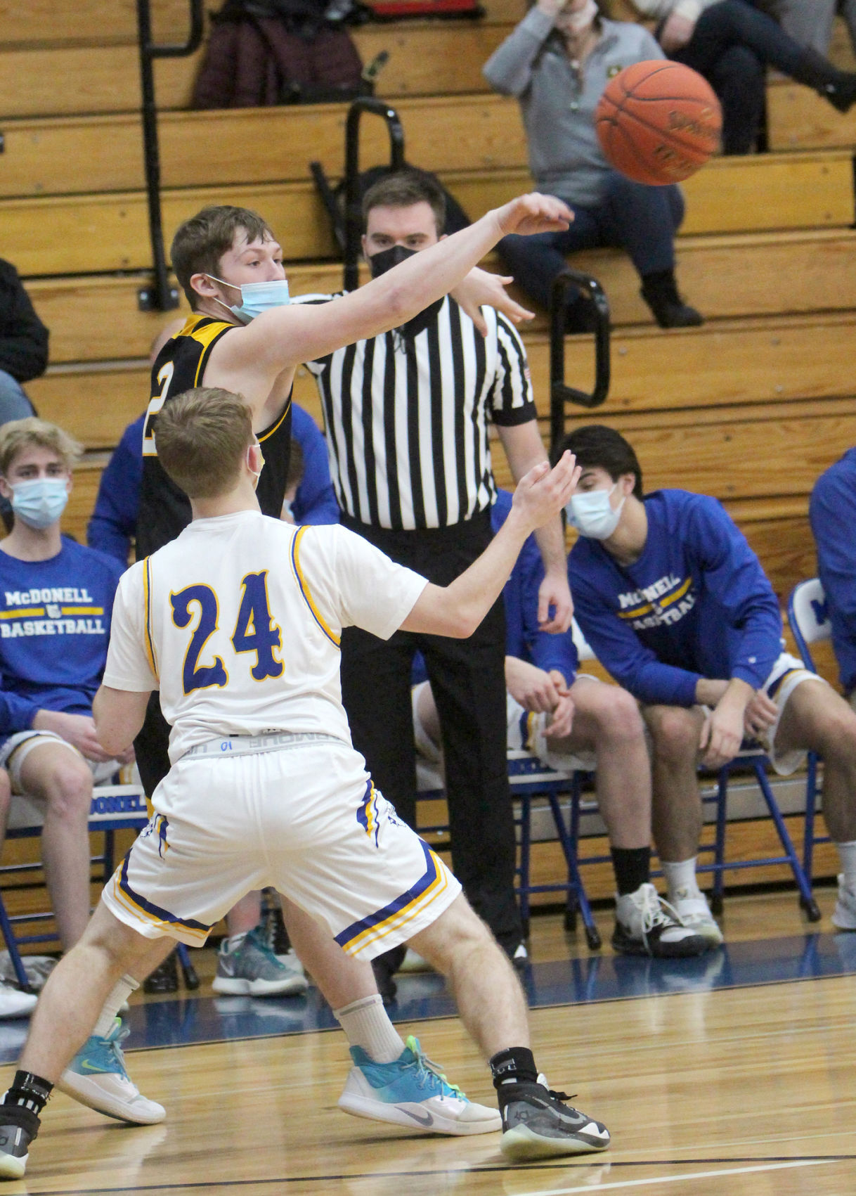 Cadott at McDonell boys basketball 1-18-21